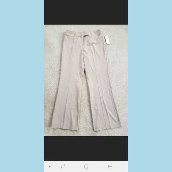 Nwt HW new york tan dress pants size 10 - Picture 3 of 3